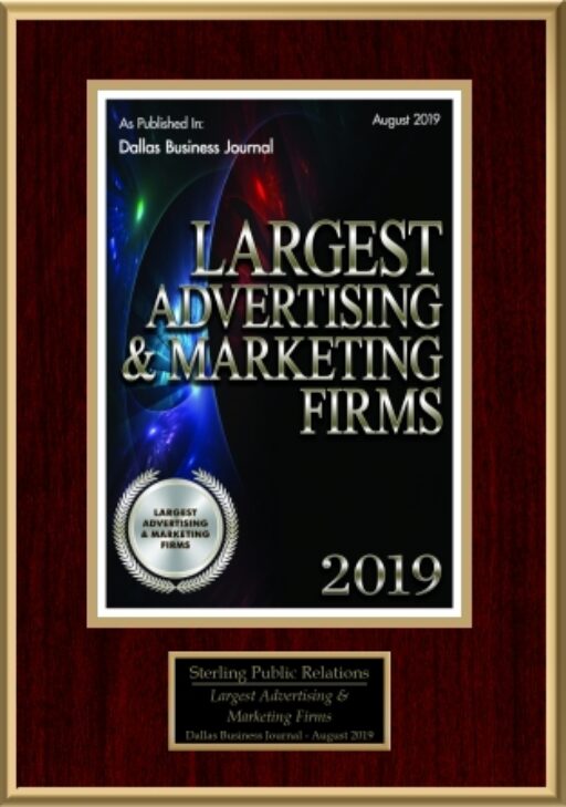 Sterling PR Earns Recognition from Dallas Business Journal